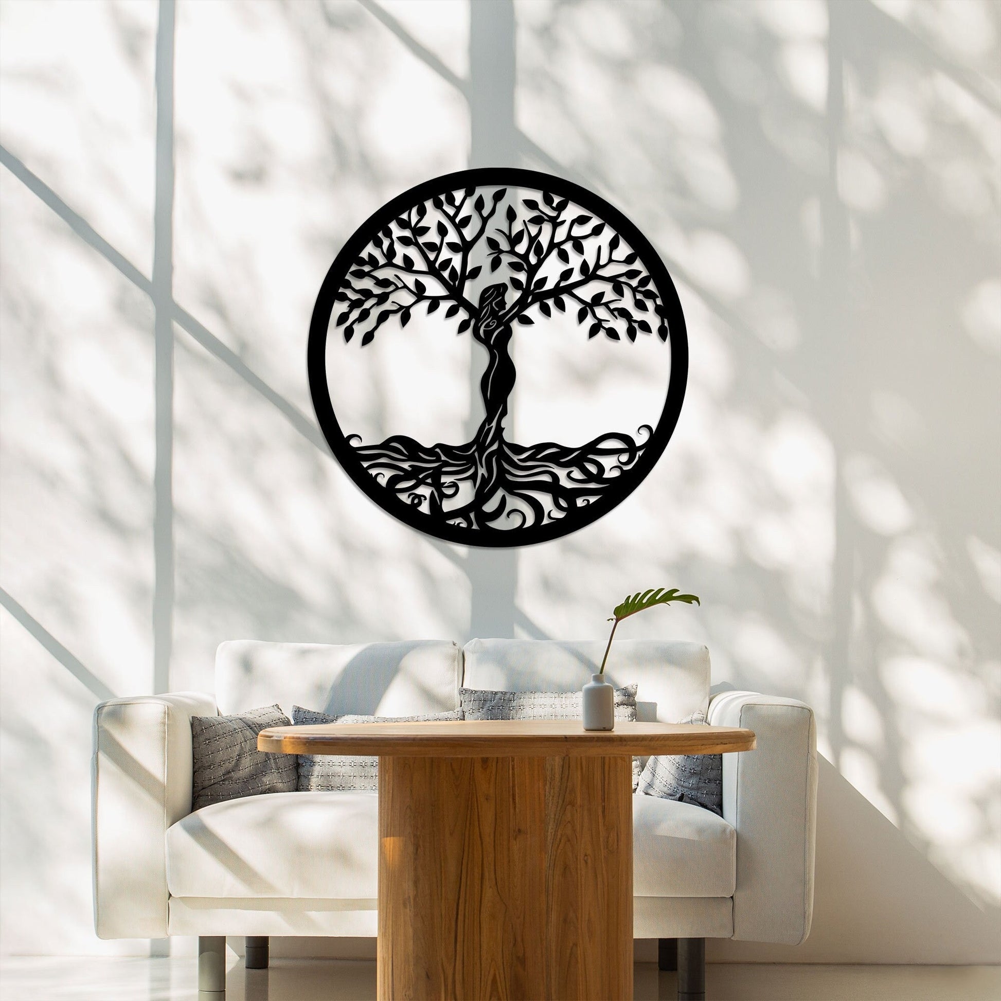 Tree Of Life Metal Wall Art With Led Lights, Tree Of Life Decor, Housewarming Gift, Yoga Room Decor, Christmas Gift Mom Gift For Grandma Mom