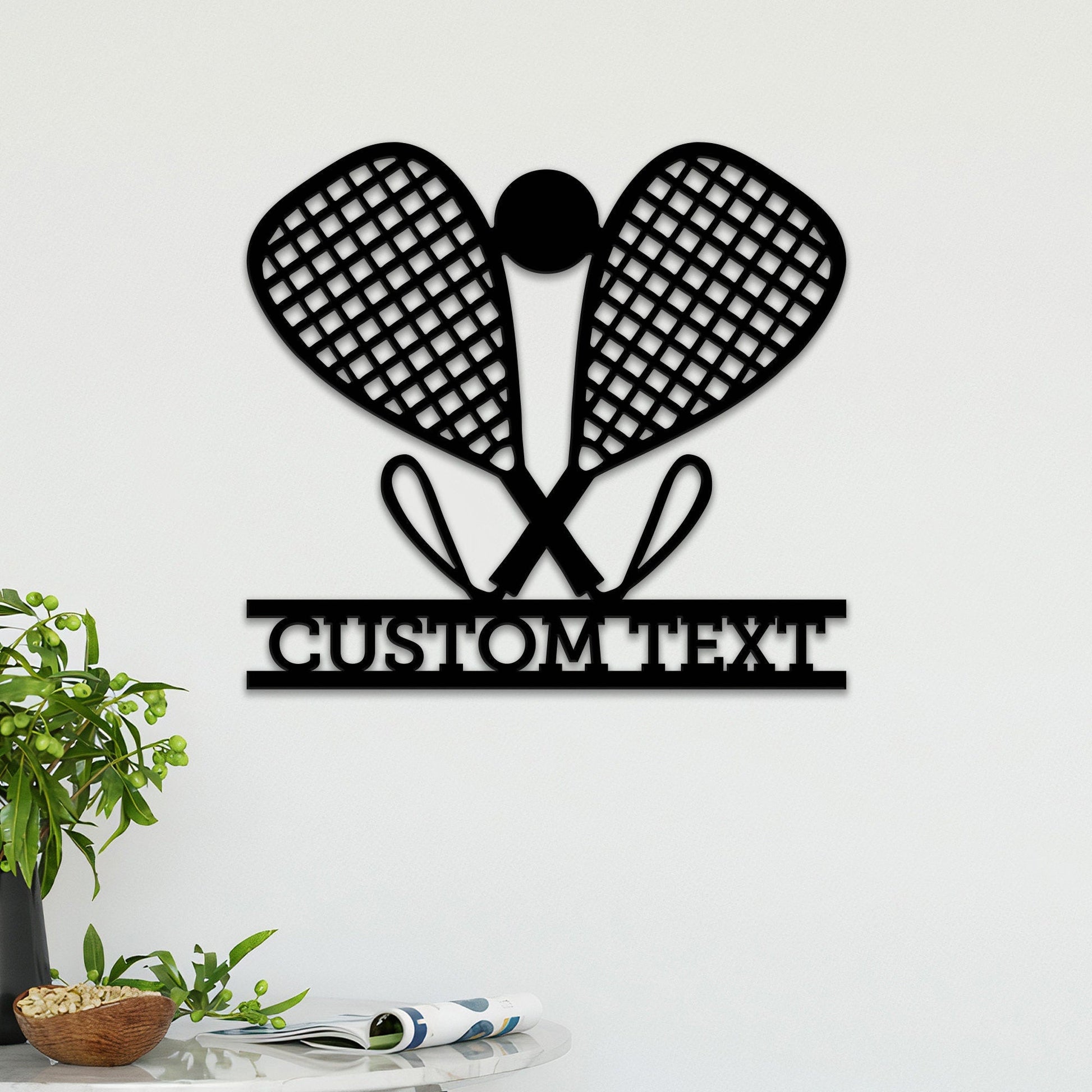 Personalized Racquetball Sport Metal Wall Art With Led lights, Racquetball Sign, Racquetball Lover Gift, Birthday Gift, Room Decor