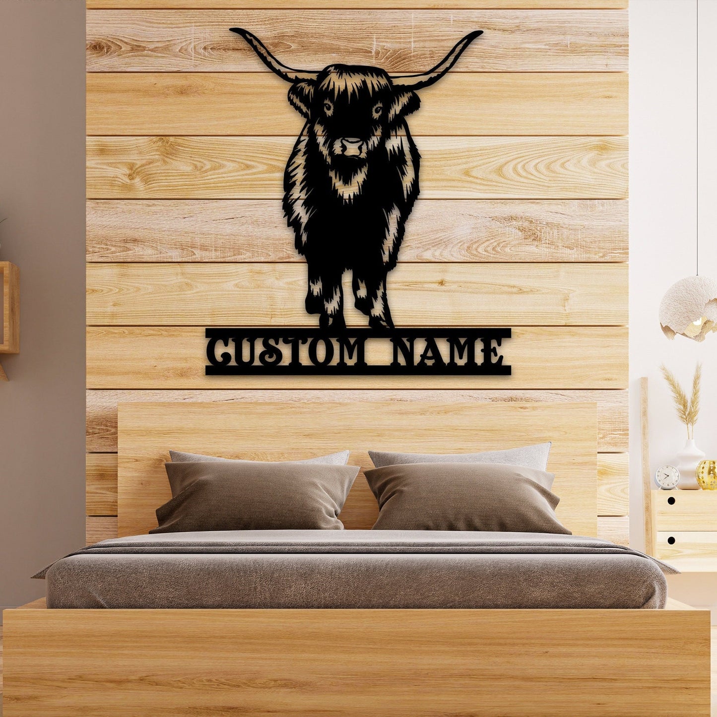 Personalized Yak Metal Wall Art With Led Lights, Yak Collector Gift, Animal Collection, Yak Lover Gift, Animal Lover Gift, Wall Hangings