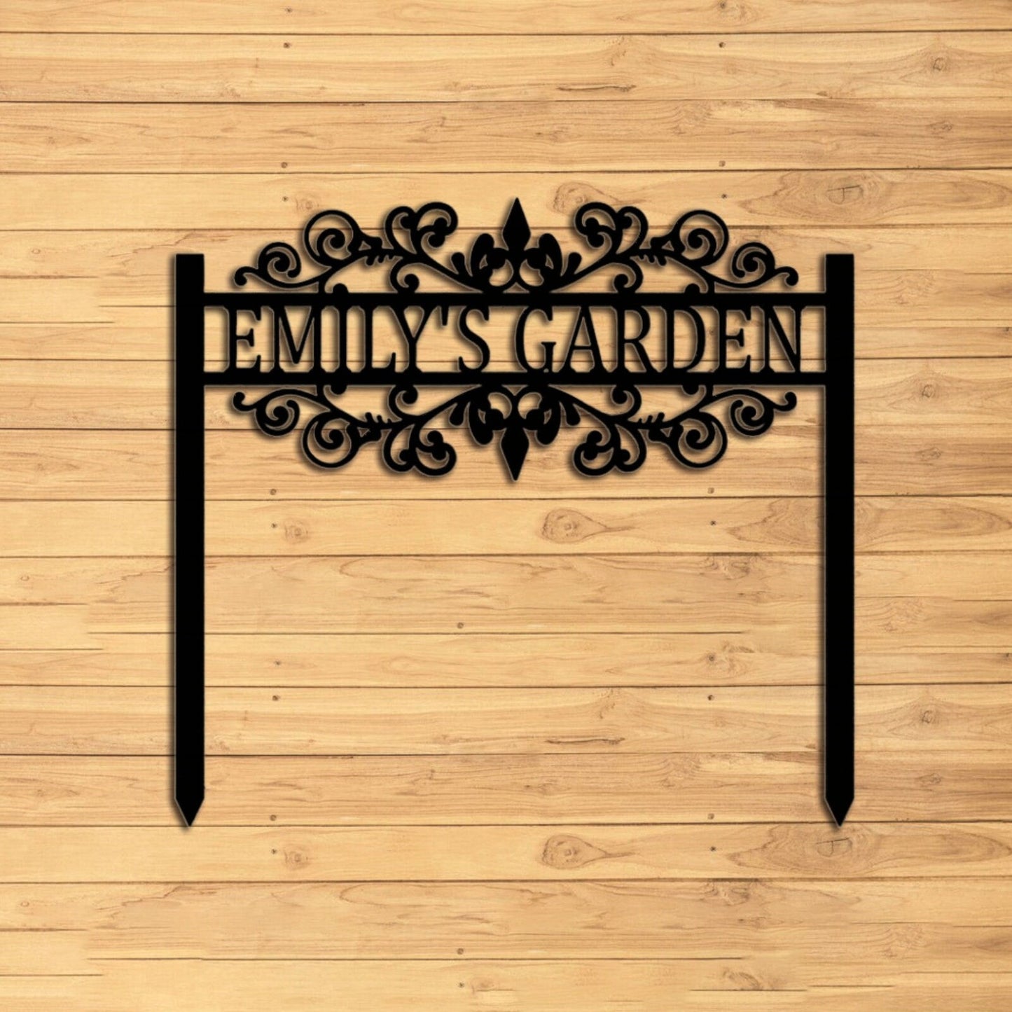 Custom Garden Metal Signs-Personalized Garden Metal Stake-Garden Metal Art-Yard Metal Decor-Personalized Home Garden Sign-Gift For Gardener