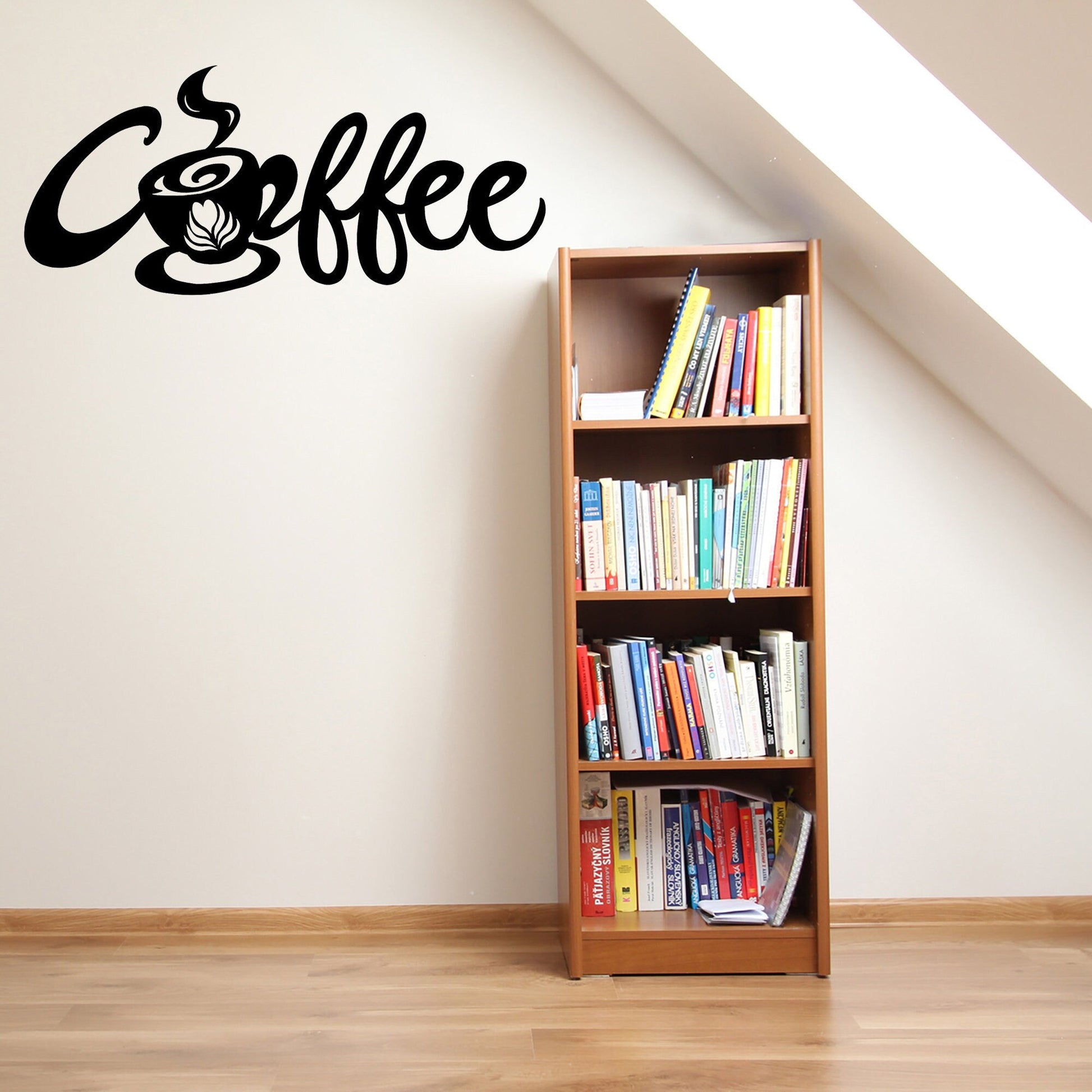 Handmade Coffee Metal Wall LED Sign-Coffee Metal Wall Art-Coffee Metal Wall Decor-Black Wire Coffee Sign for Wall-Farm Garden Coffee Decor