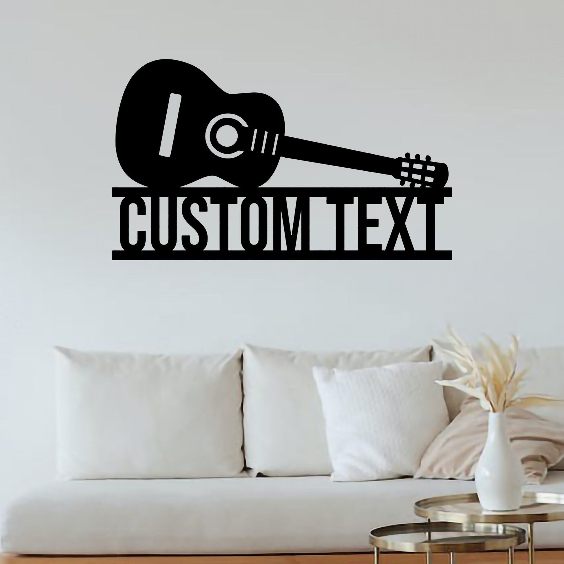 Custom Guitar Metal Wall Led Signs-Guitar Metal Wall Art-Guitar Wall Decor-Guitar Lover Gift Idea-Custom Guitai Name Signs-Guitar Lover Gift