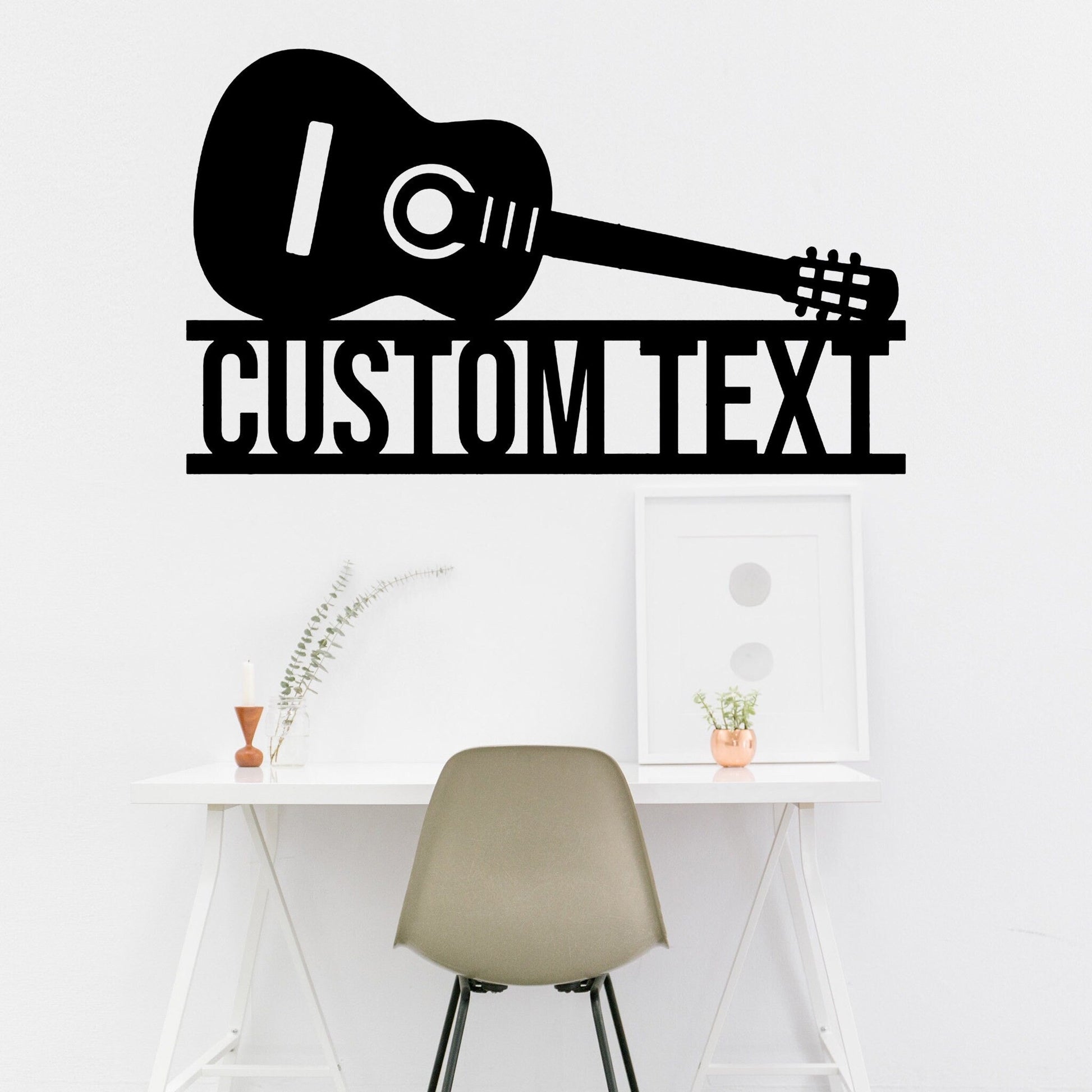 Custom Guitar Metal Wall Led Signs-Guitar Metal Wall Art-Guitar Wall Decor-Guitar Lover Gift Idea-Custom Guitai Name Signs-Guitar Lover Gift