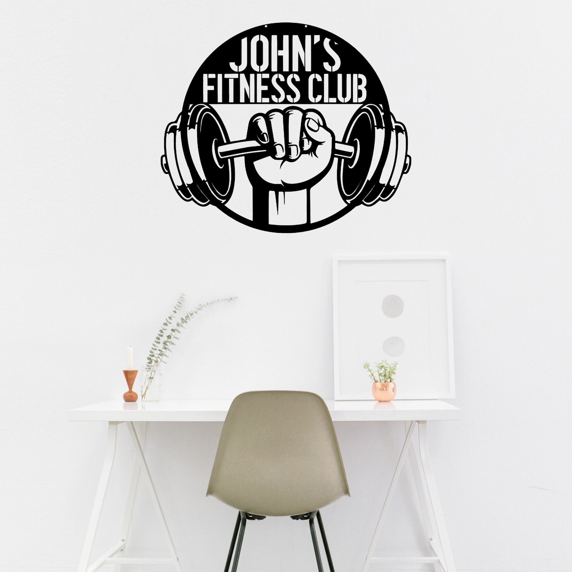 Custom Home Gym Metal Wall Led Signs-Powerlifting Sport Metal Wall Art-Powerlifting Sport Metal Wall Art-Fitness Home Decor-Home Gym Signs