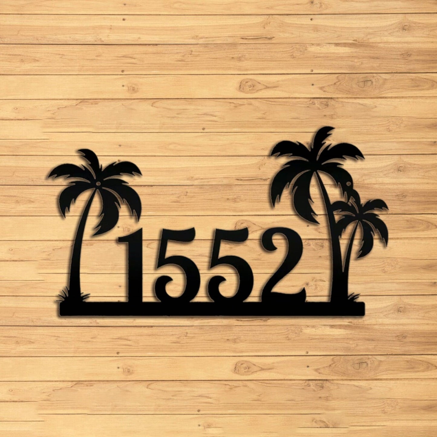 Custom Address Metal Wall Sign-Address Metal Wall Art-House Number Metal Decor-Street Address Sign-Metal Address Plaque-Outdoor Address Sign