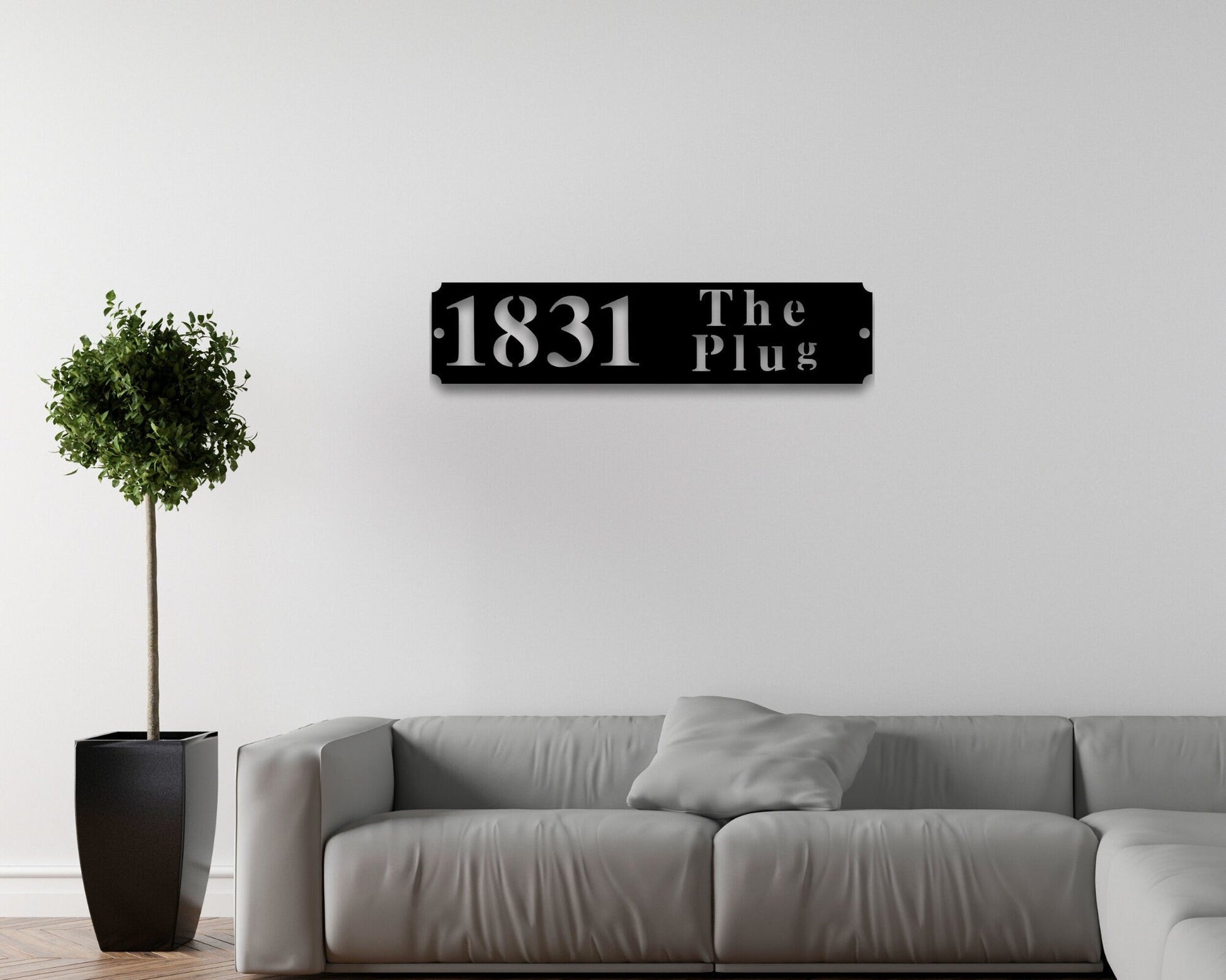 Address Plaque, Housewarming Gifts, Wedding Gift, Address Sign, Custom Metal Address Sign