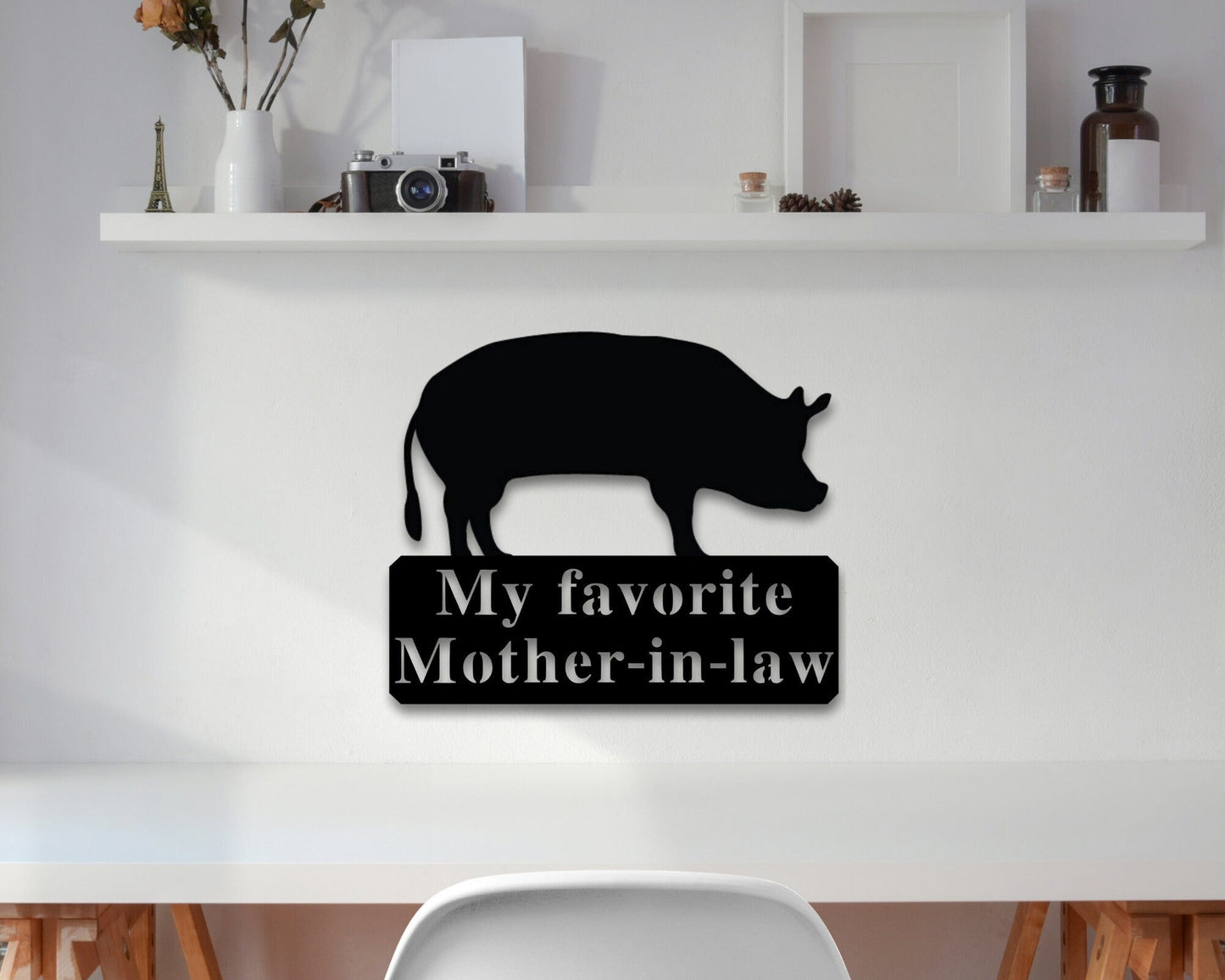 Personalized Metal BBQ Sign, Outdoor Sign, Indoor, BBQ Grill Sign, Outdoor Kitchen Metal Signs, Personalized Grill Sign, Personalized pig