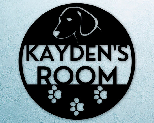 personalized sign, dog house decor, custom sign, dog house, gift for dog, gift for him, gift for her, custom metal dog house sign, sign