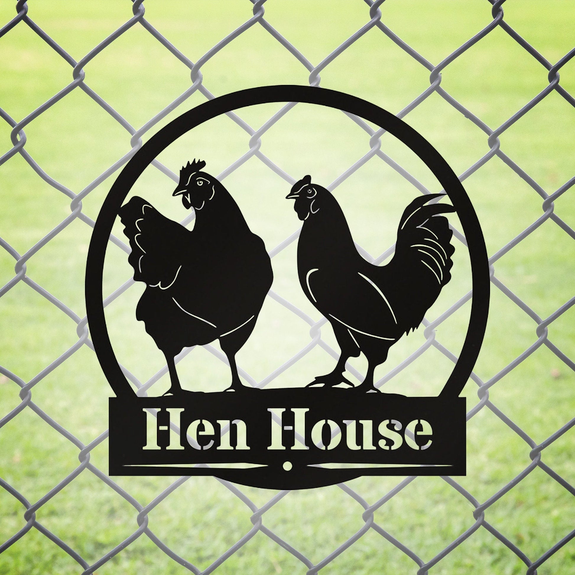 Custom Chicken Sign, Hen House Coop Sign, Personalized Chicken Coop Sign, Your Custom Chicken Coop Sign, Farmhouse Metal Wall Art,farm Decor