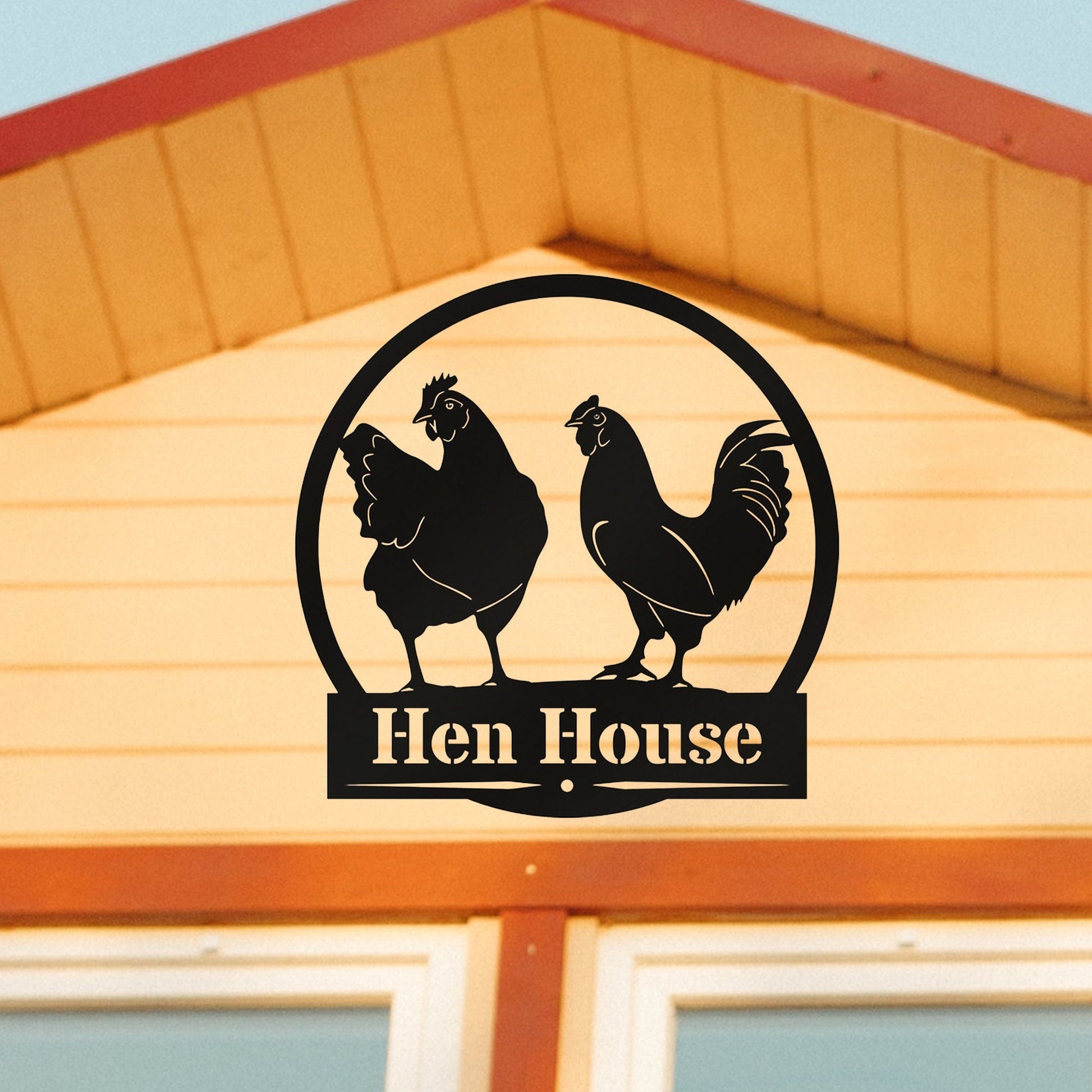 Custom Chicken Sign, Hen House Coop Sign, Personalized Chicken Coop Sign, Your Custom Chicken Coop Sign, Farmhouse Metal Wall Art,farm Decor