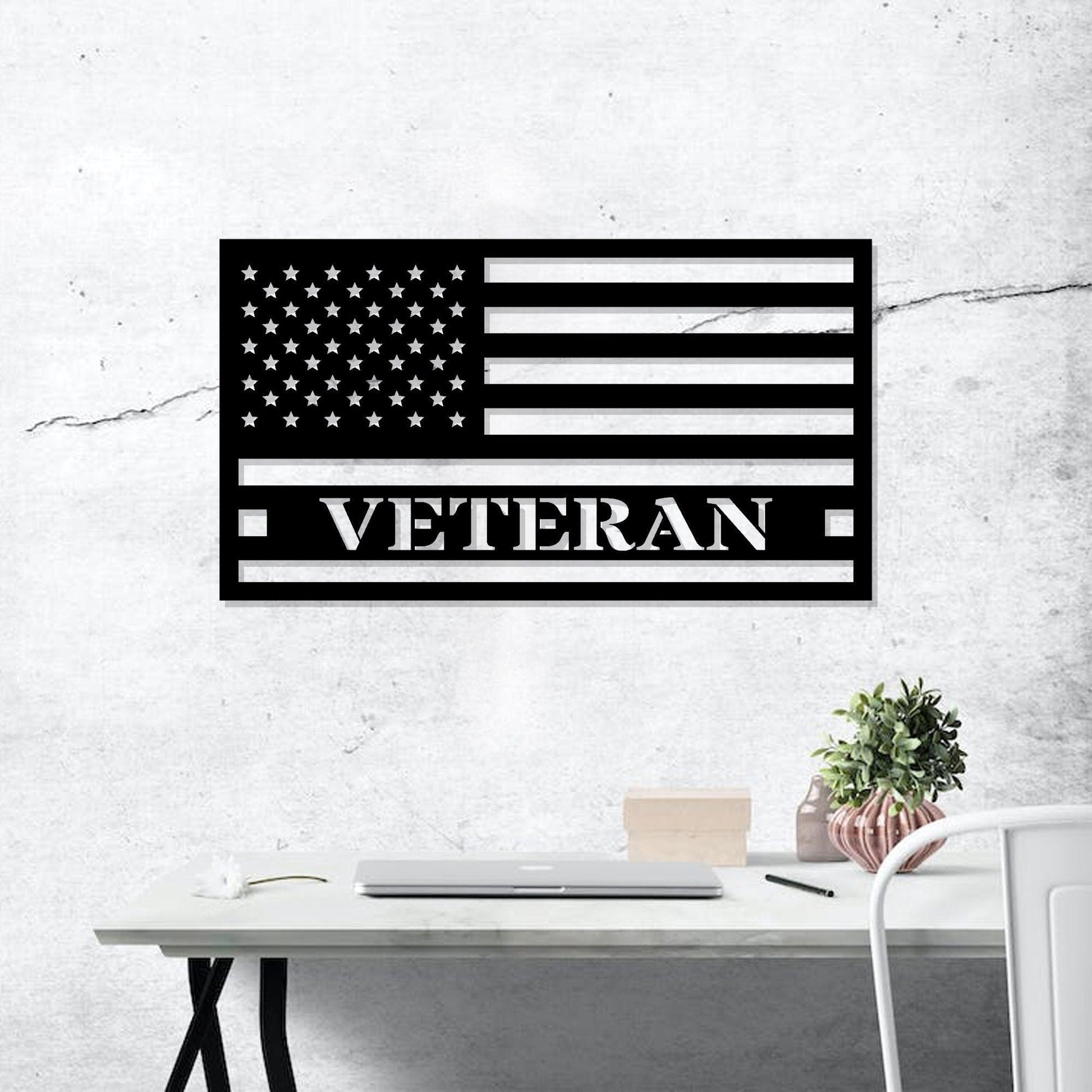 Custom American Flag Workshop Sign/Metal Shop Sign/Dad Shop/Garage Sign/USA / Freedom/merican Flag Wall Art Decorative Home Accent/LED Sign