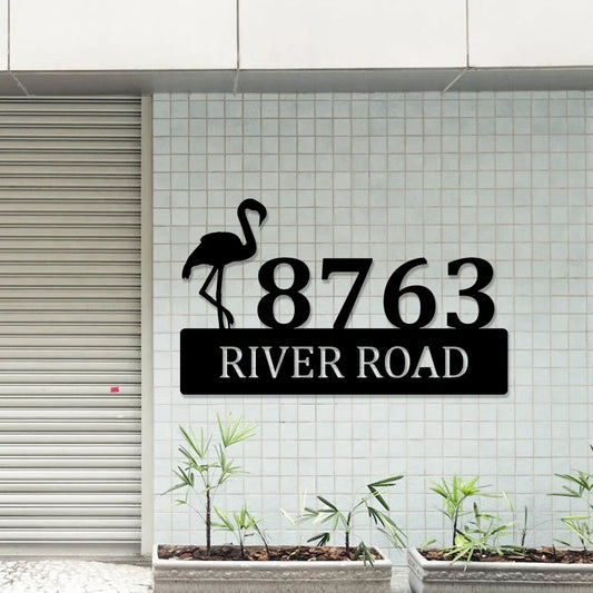 Personalized metal address plates, home number plates, custom address decorations, house warming gifts, front door signs