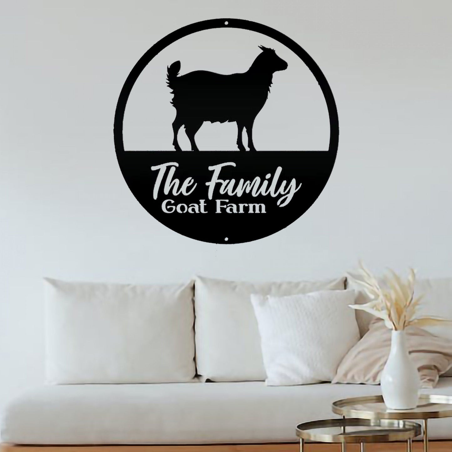 Custom Goat Name Metal Art Signs, Bedroom Wall Hangings, Wall Hangings, Farm Hangings, Metal Decorations, Custom Crafts, Handmade Signs