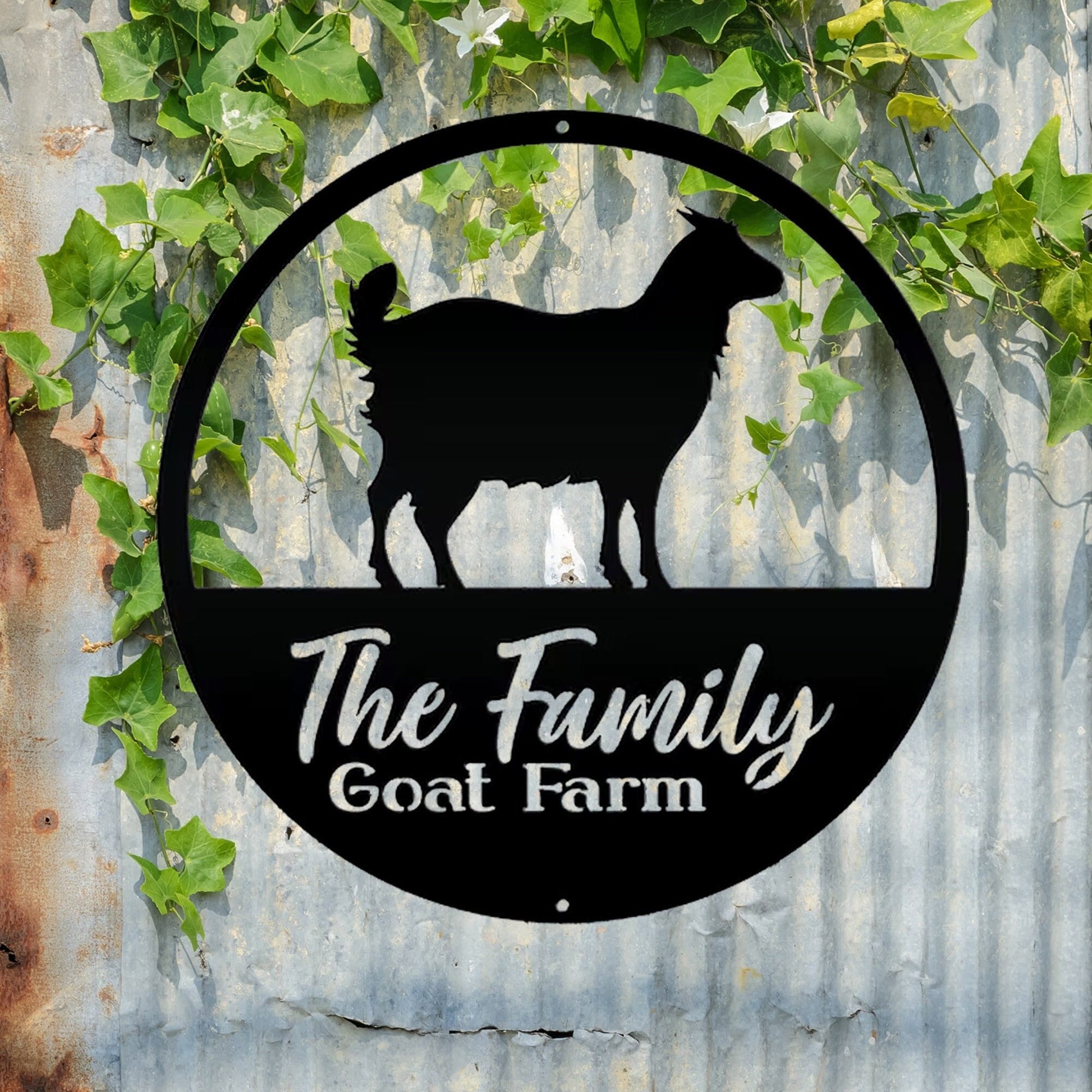 Custom Goat Name Metal Art Signs, Bedroom Wall Hangings, Wall Hangings, Farm Hangings, Metal Decorations, Custom Crafts, Handmade Signs