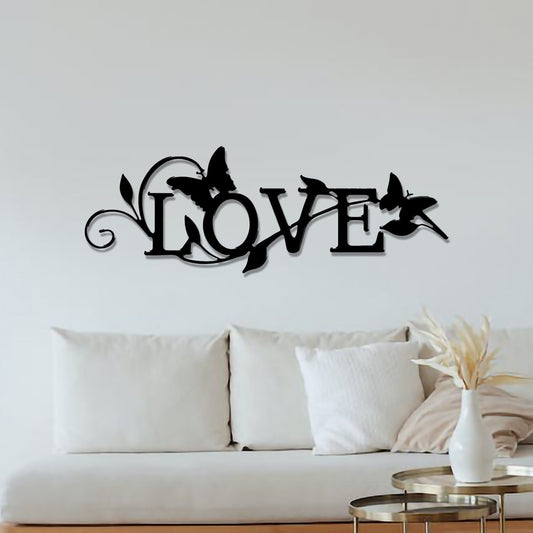 Personalized Gift Metal Love Sign, Heart Sign Metal Wall Decor, Metal Wall Art Decor, Valentine's Day Gift for Her, LOVE Sign,Pop Art