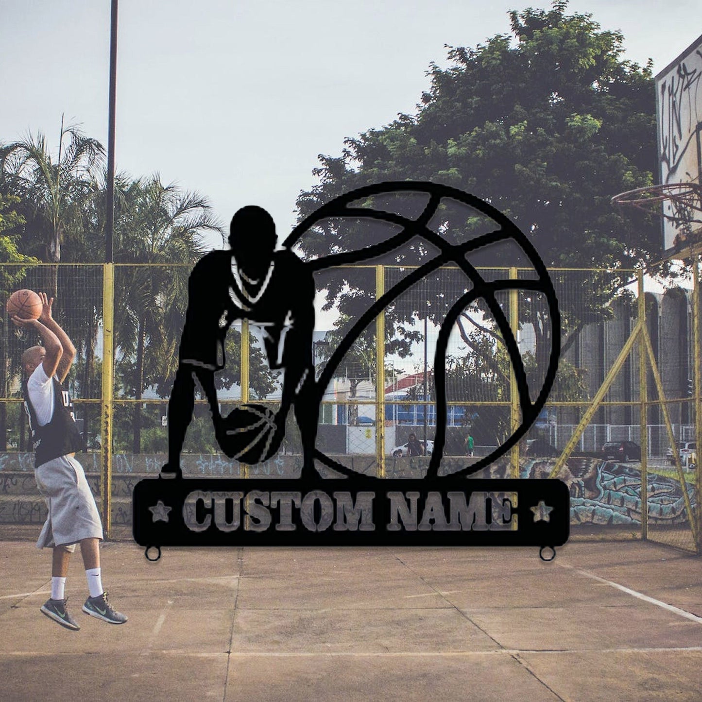 Personalized Handmade Custom Basketball Name Sign,Basketball Gift, Mamba Spirit, Home Decor,Athletic Sports, kids Gift,LED Light Sign