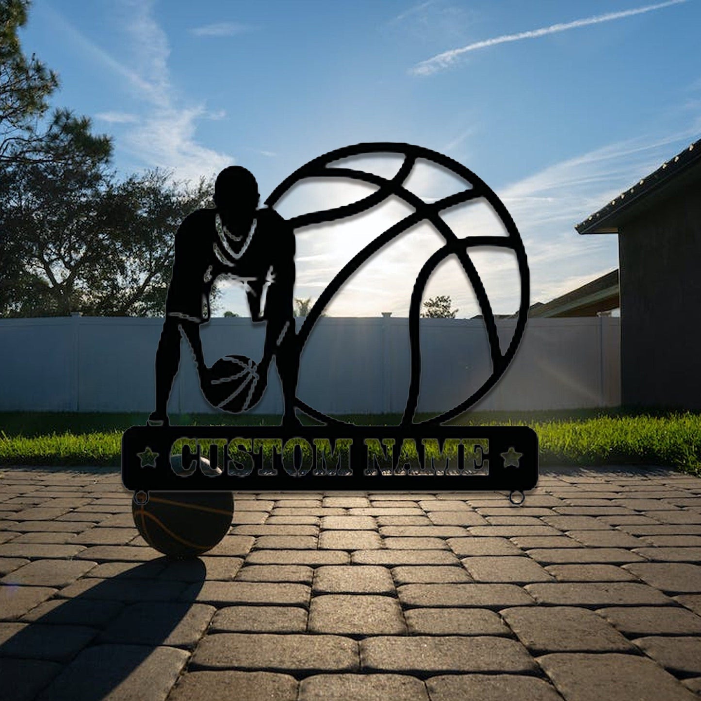 Personalized Handmade Custom Basketball Name Sign,Basketball Gift, Mamba Spirit, Home Decor,Athletic Sports, kids Gift,LED Light Sign