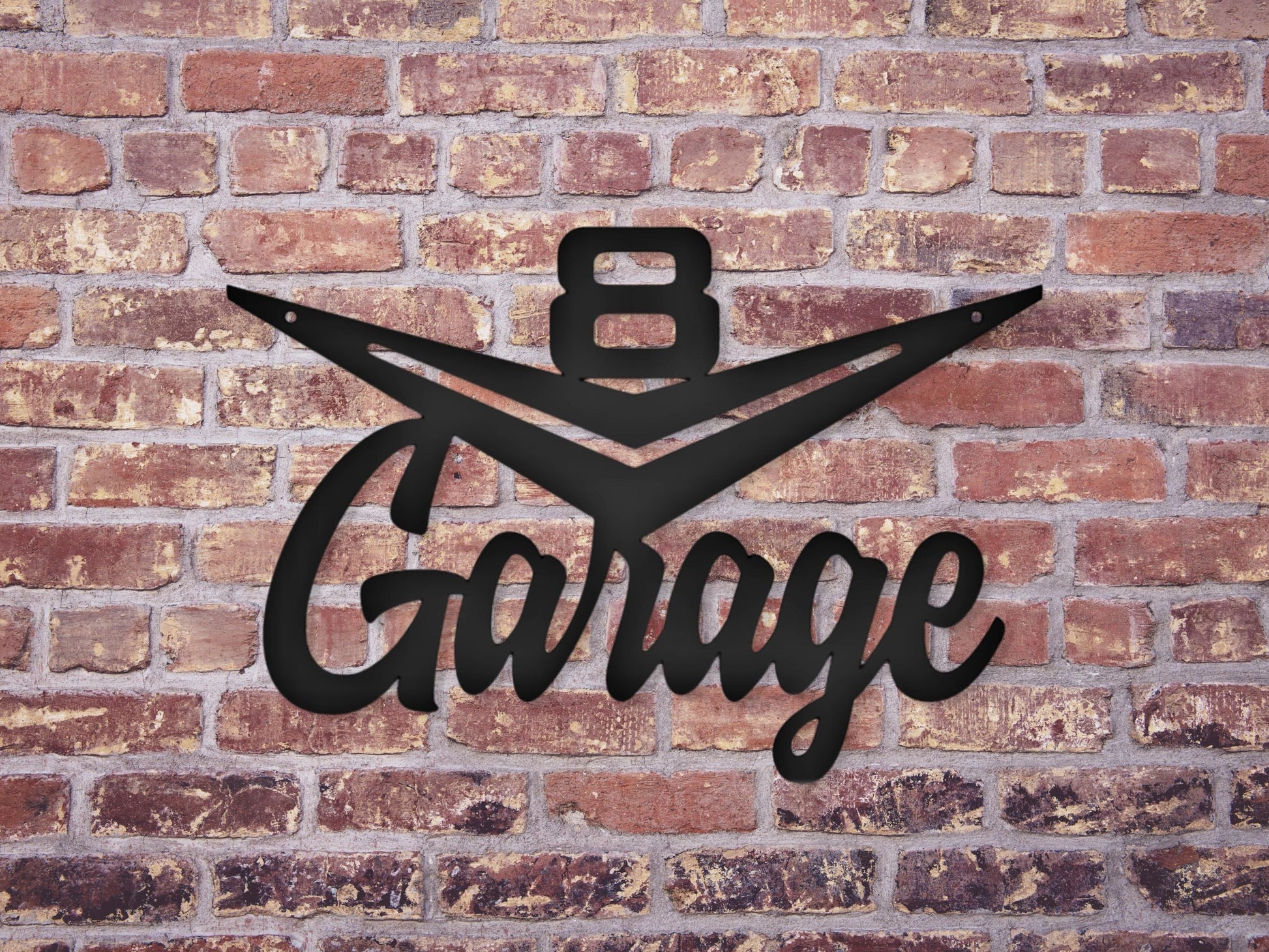 V8 Garage Metal Sign, Garage Metal Sign, Car Sign for Garage, Workshop Sign, Metal Sign, Man Cave, Steel Sign, Workshop Sign, Metal Words