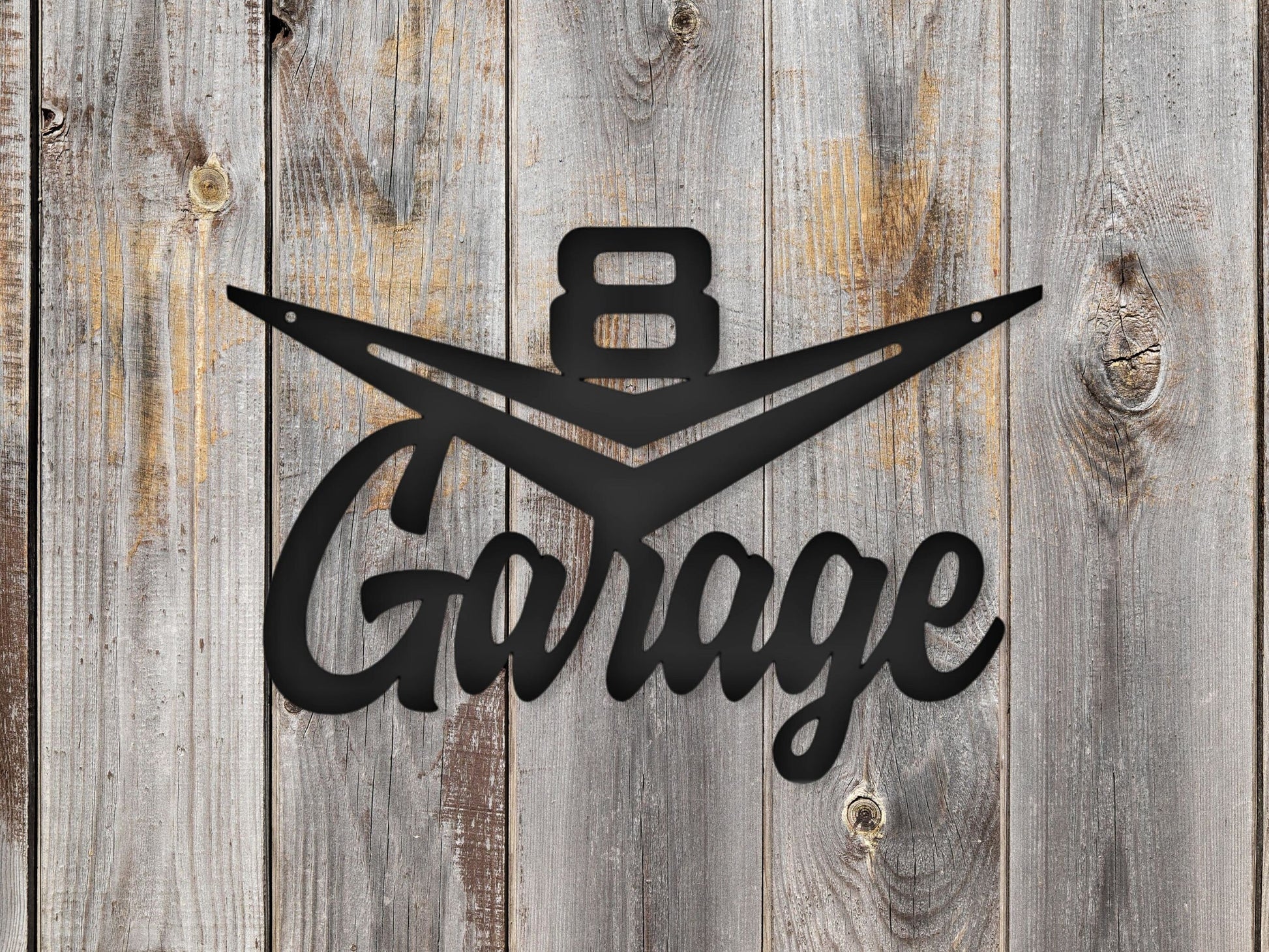 V8 Garage Metal Sign, Garage Metal Sign, Car Sign for Garage, Workshop Sign, Metal Sign, Man Cave, Steel Sign, Workshop Sign, Metal Words