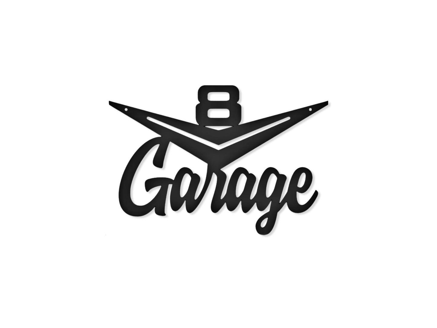 V8 Garage Metal Sign, Garage Metal Sign, Car Sign for Garage, Workshop Sign, Metal Sign, Man Cave, Steel Sign, Workshop Sign, Metal Words