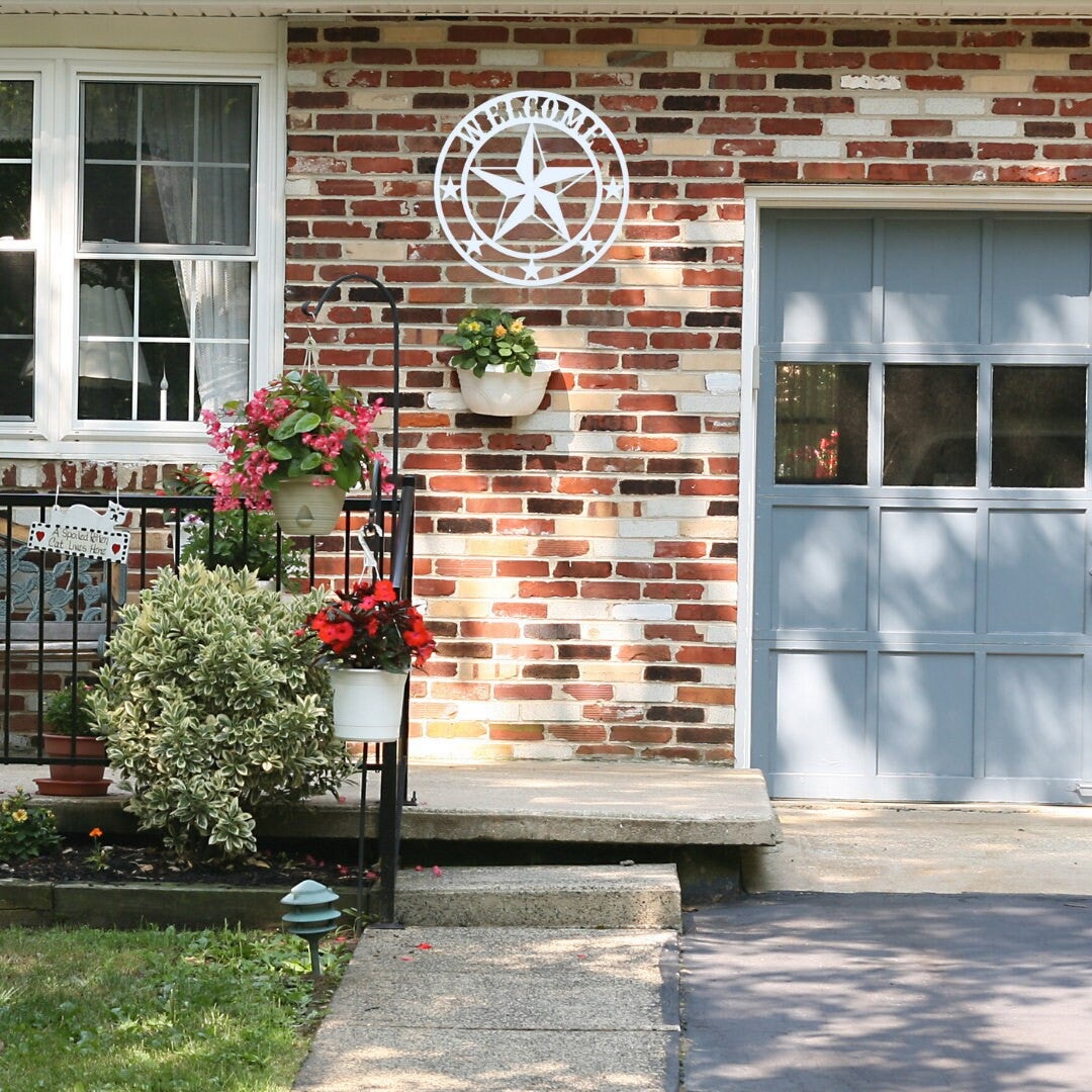 Welcome Lone Star Metal Sign, Welcome Metal Sign, Western Decor, Welcome Star Sign, Metal Sign, Porch Sign, Outdoor Metal Sign, Southwestern