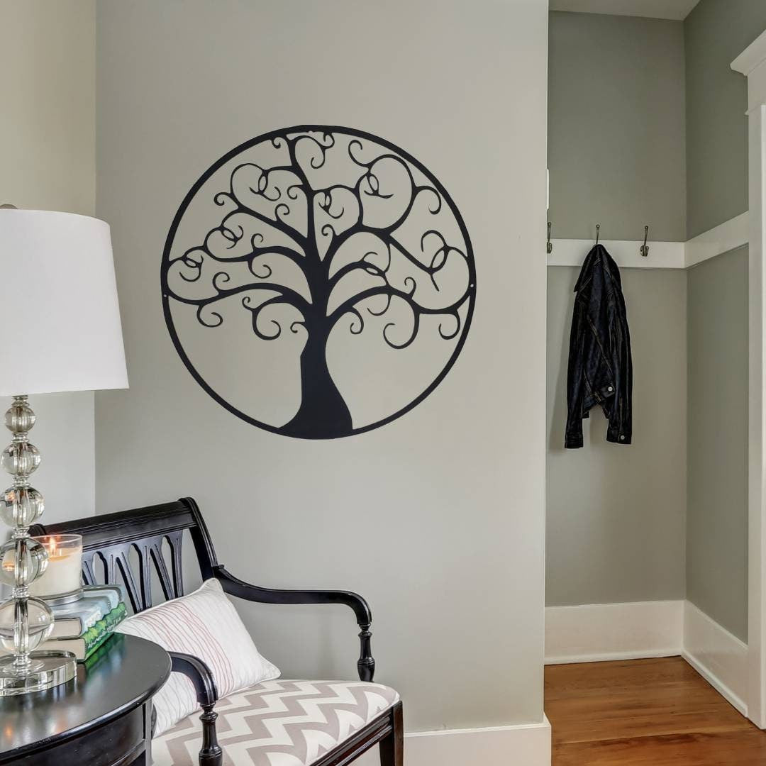 Tree of Life Metal Sign, Tree of Life Metal Wall Decor, Tree of Life Sign, Family Tree, Family Sign, Family Roots Sign, Wedding Gift, Gift