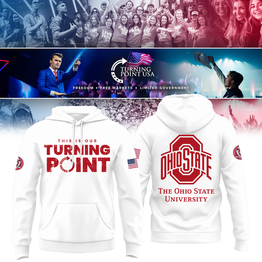 Ohio State Buckeyes x Turning Point USA Hoodie - Buckeyes Freedom Shirt Exclusive Design & 100% Cotton Fabric