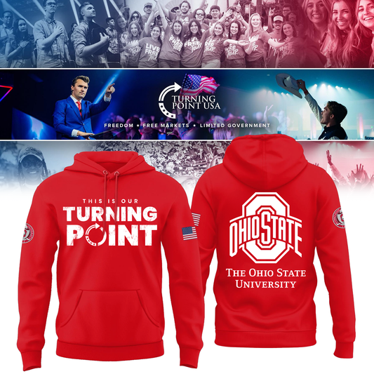 Ohio State Buckeyes x Turning Point USA Hoodie - Buckeyes Freedom Shirt Exclusive Design & 100% Cotton Fabric