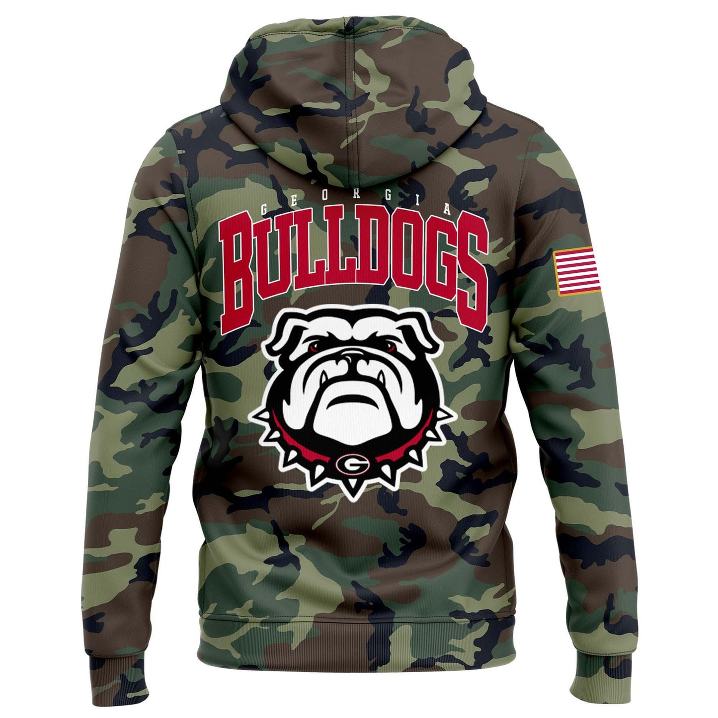 Premium Georgia Bulldogs Hoodie - Georgia Bulldogs Football Camo 2024 Salute to Service Club Fleece Pullover Hoodie - Georgia Bulldogs Camo Hoodie Set