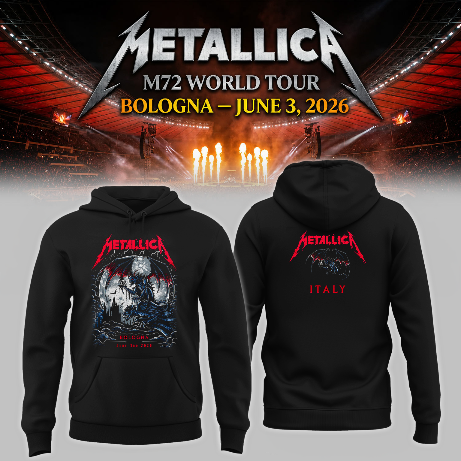 MTLC #M72Bologna, Italy Hoodie