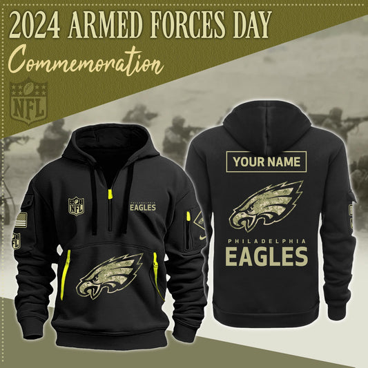 Philadelphia Eagles Armed Forces Day New Hoodie Limited Edition