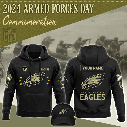 Philadelphia Eagles Armed Forces Day Hoodie Limited Edition