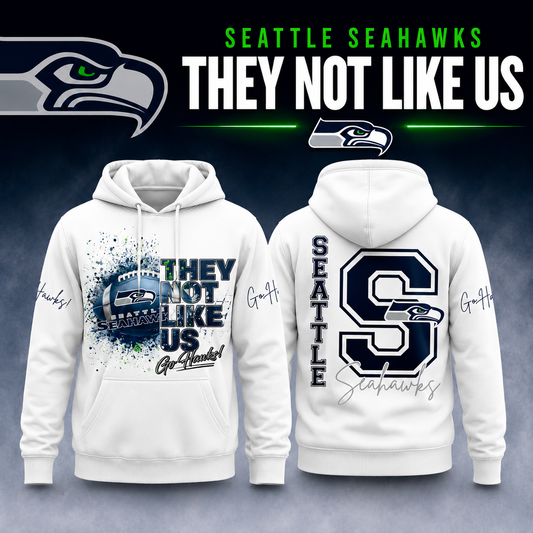 Seahawks Fans - "They Not Like Us" Limited Edition Hoodie