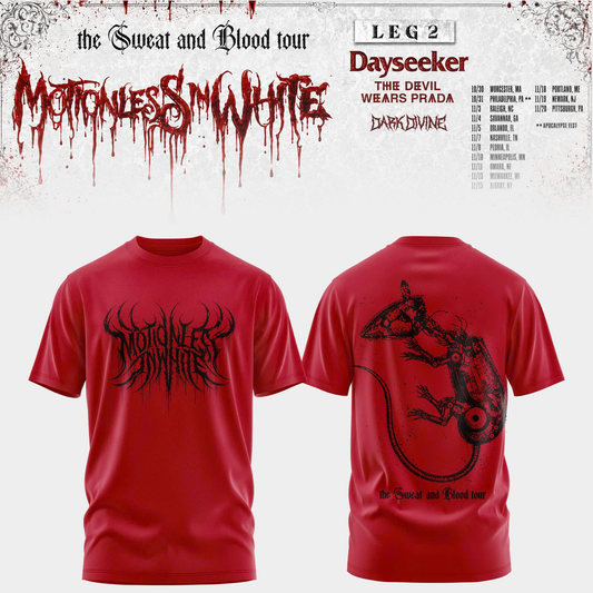 Sweat and Blood Tour Tee 1 Edition 2026