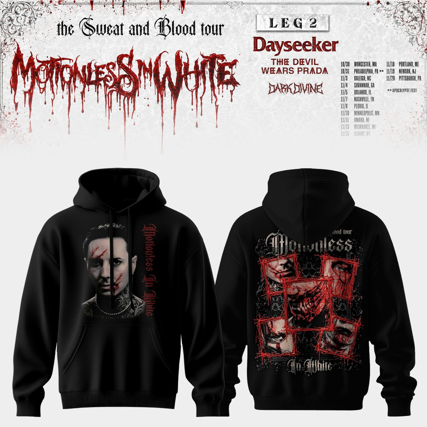 Sweat and Blood Tour Hoodie 3 Edition 2026