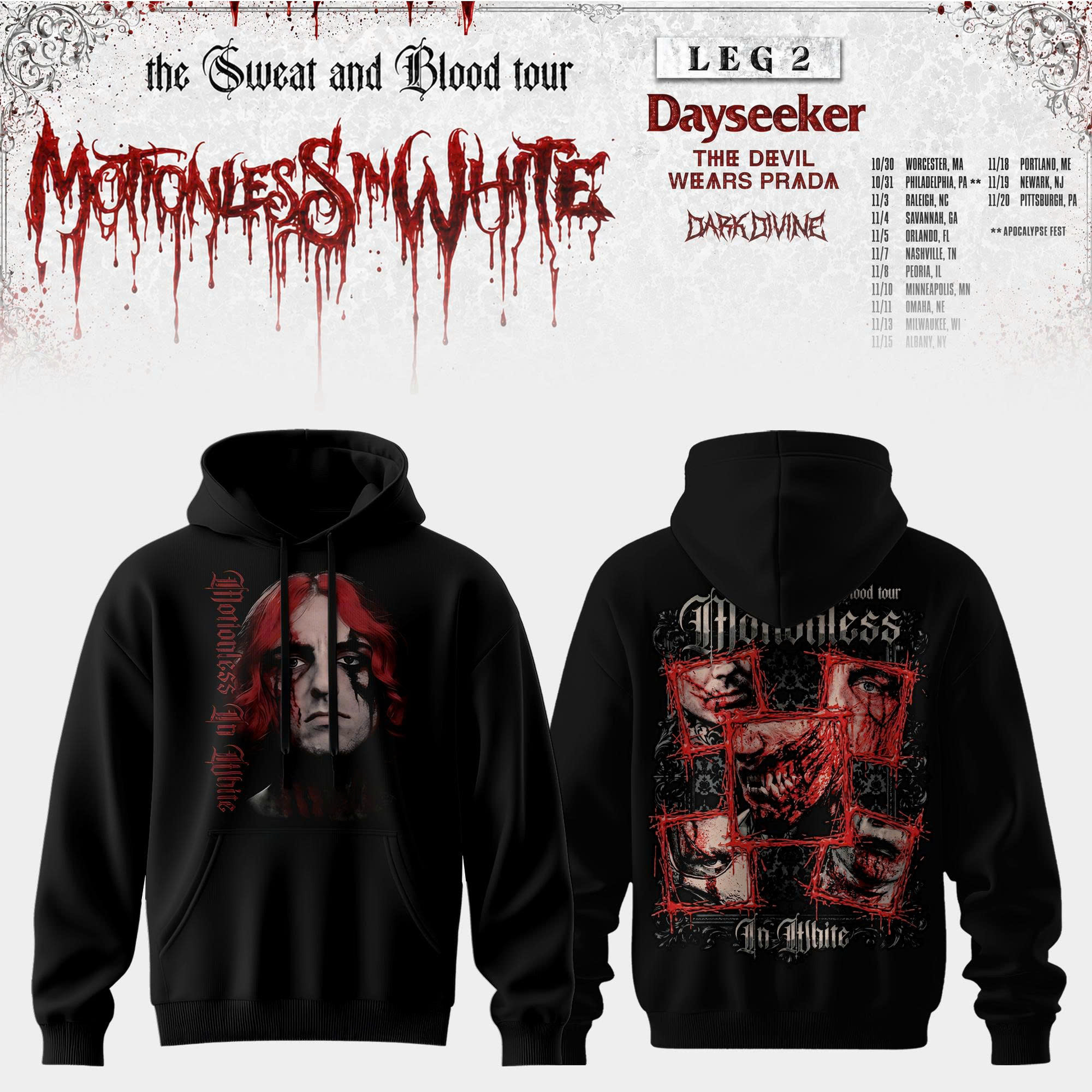 Sweat and Blood Tour Hoodie 4 Edition 2026