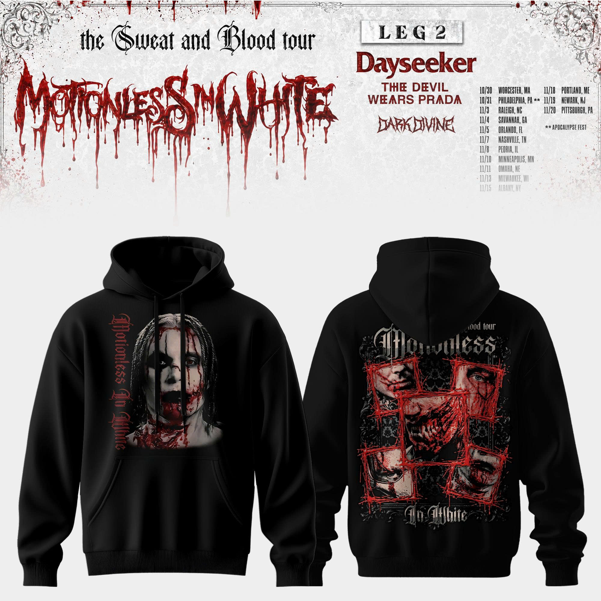 Sweat and Blood Tour Hoodie 6 Edition 2026