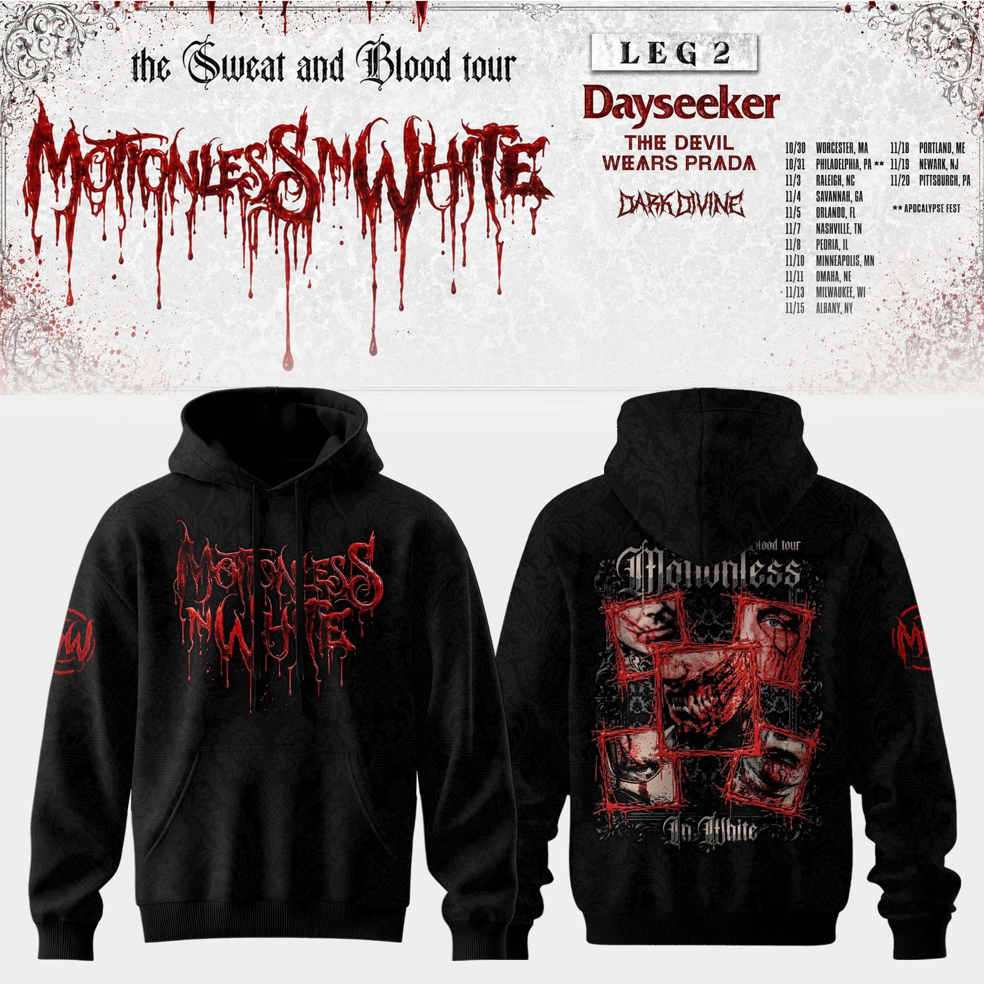 .Sweat and Blood Tour Hoodie 7 Edition 2026