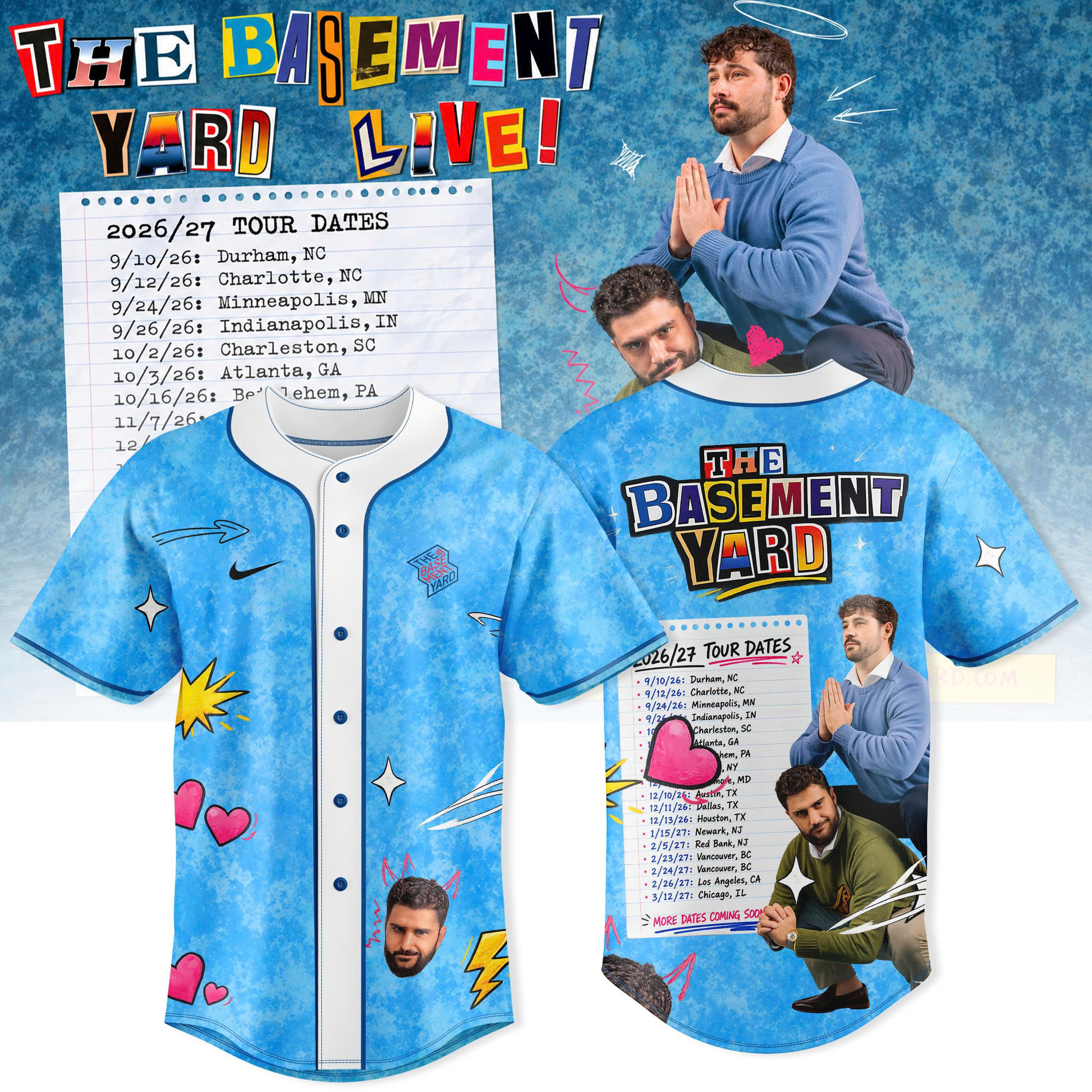 .  The Basement Yard Live Jersey  Edition 1