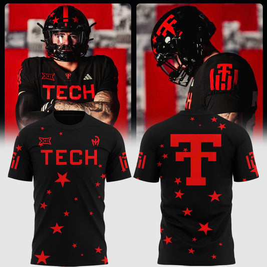 Special New The 100th Anniversary Ŧhrowbacks Star Texas Tech Tshirt