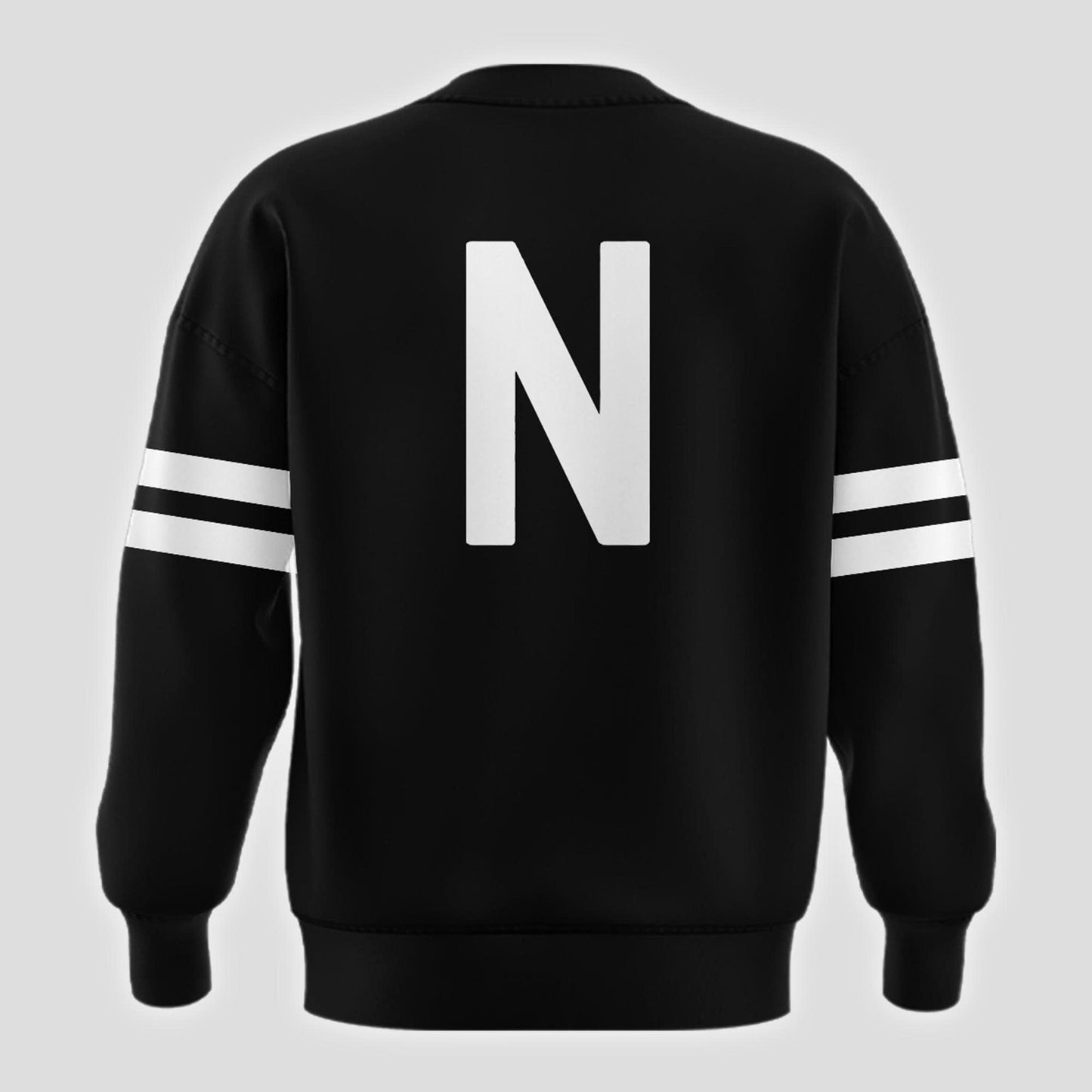Special New Alternate Dark Mode Helmet Logo Nebraska Cornhuskers Sweatshirt In Black