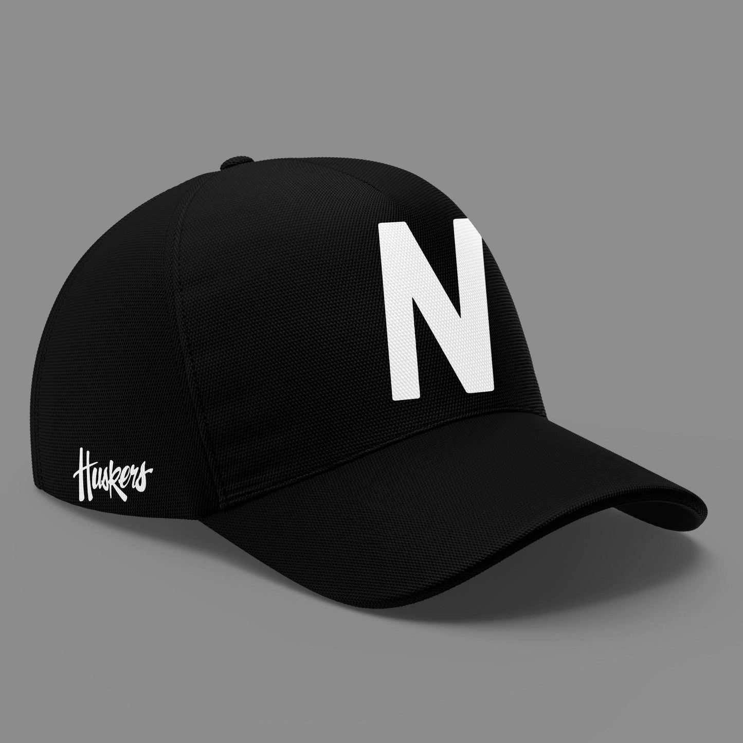 Special New Alternate Dark Mode Helmet Logo Nebraska Cornhuskers Hoodie In Black