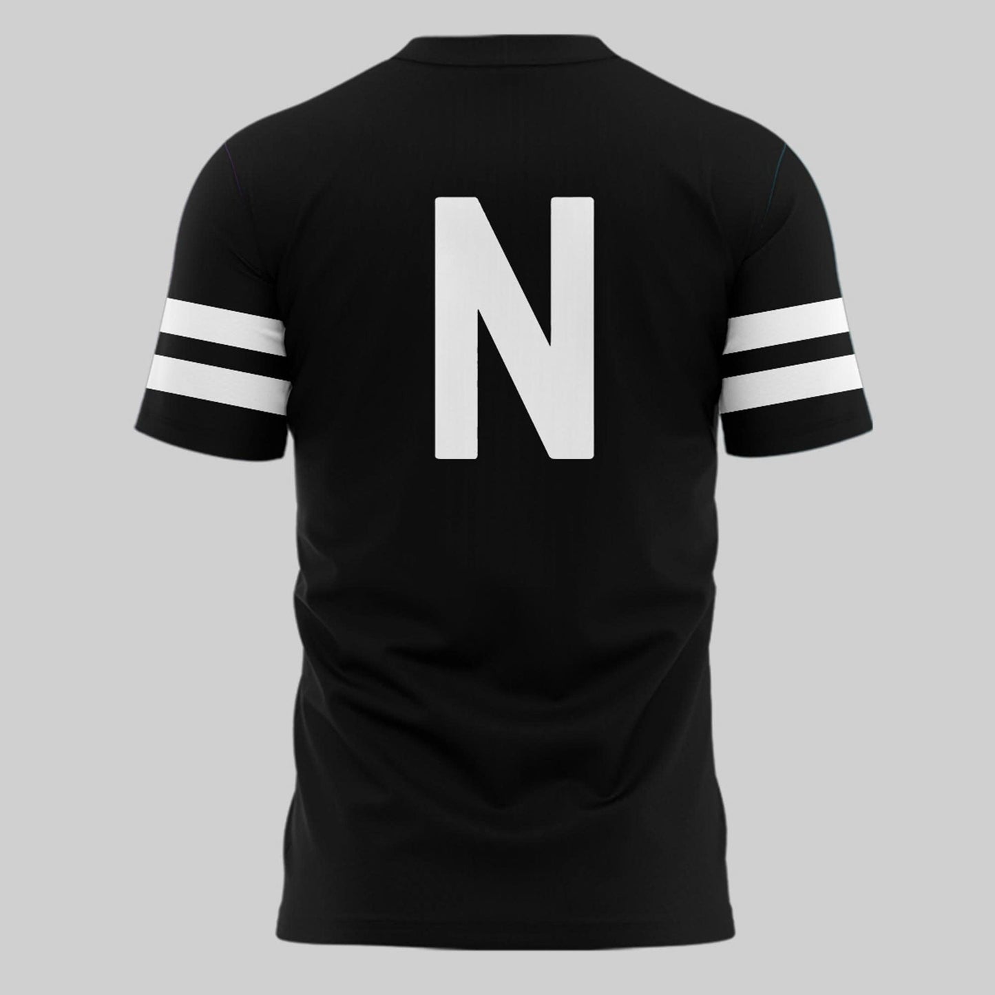 Special New Alternate Dark Mode Helmet Nebraska Cornhuskers Logo Tshirt In Black