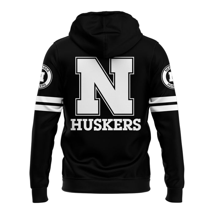 Nebraska Cornhuskers Hoodie 2025 Blackout Version