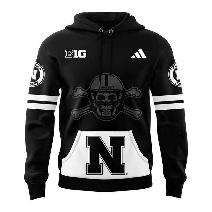Nebraska Cornhuskers Hoodie 2025 Blackout Version