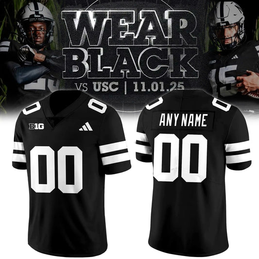 Men's Nebraska Football Jersey Blackout 2025 Version