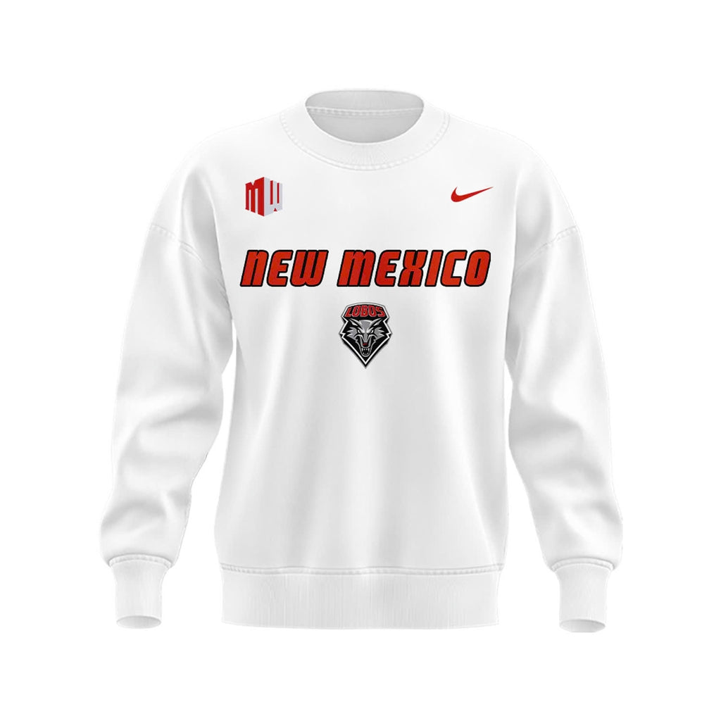 Special New Mexico Lobos White Uniform Sweat