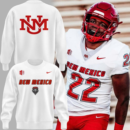 Special New Mexico Lobos White Uniform Sweat