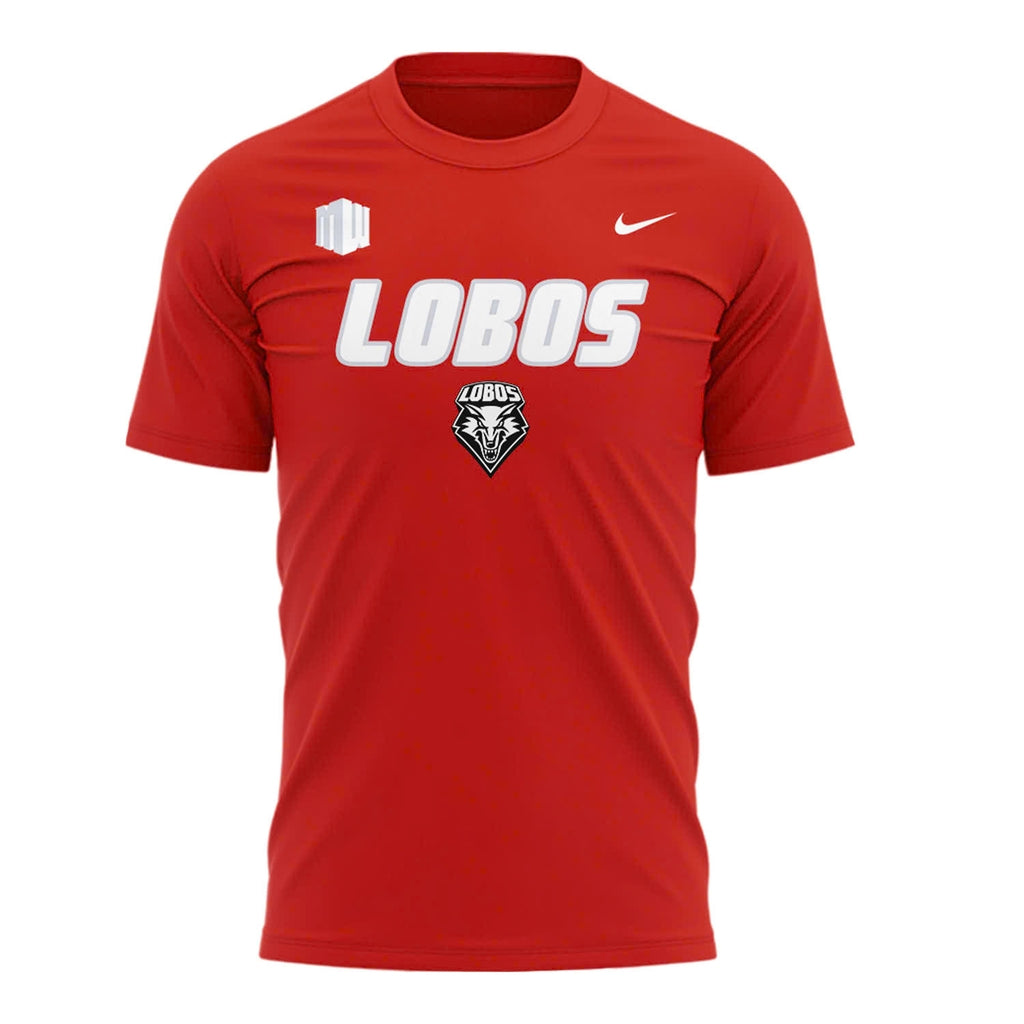 Special New Mexico Lobos Red Uniform Tshirt