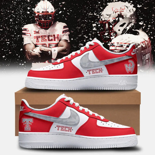 Special New "Cold Front" Patrick Mahomes Uniform Texas Tech Low Top AF1 Sneaker